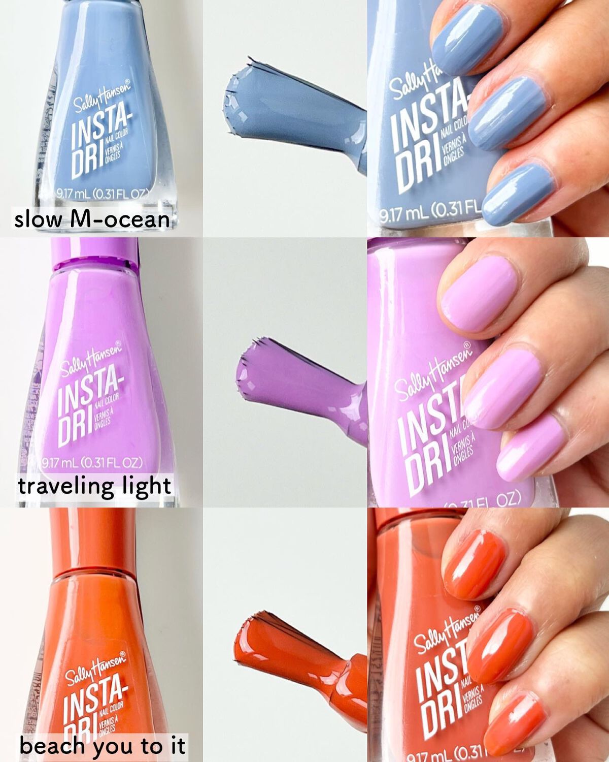 インスタドライ ネイルカラー 258 シューティングスター/サリーハンセン/オールインワンネイルを使ったクチコミ（3枚目）