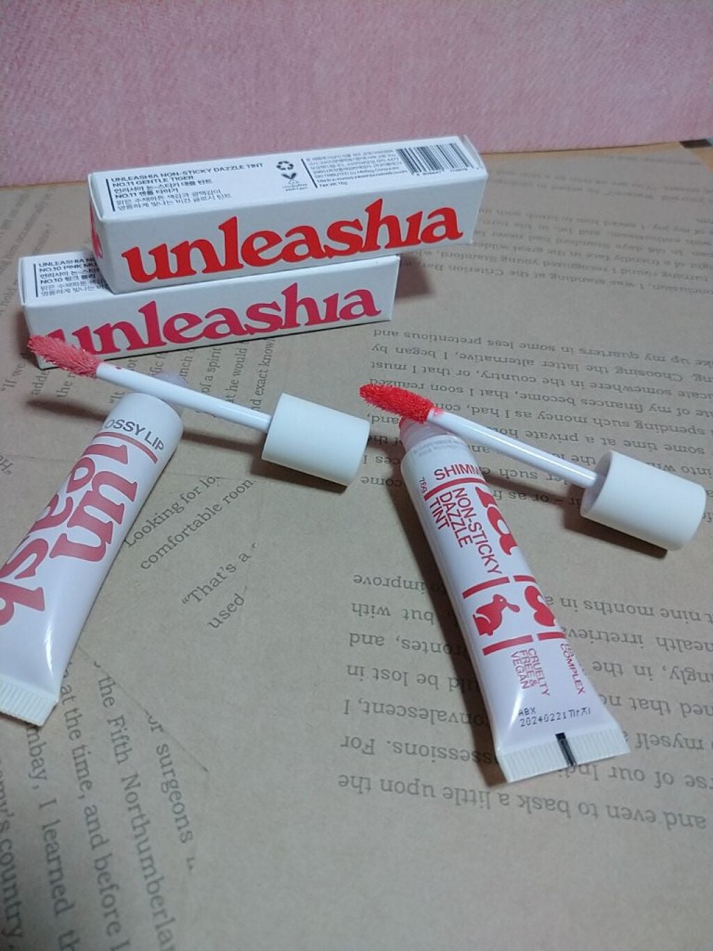 ノンスティッキーダズルティント/unleashia/リップティントを使ったクチコミ(1枚目)