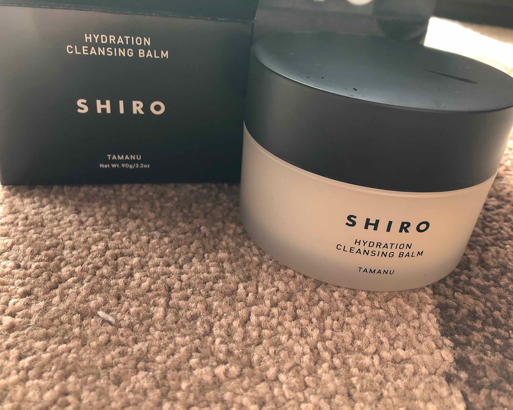 SHIRO タマヌ クレンジングバームのクチコミ「話題になってたタマヌバーム✨
平日の夕方買いに行ったら
ラスト1こだった😂😂
、
手で温めてか.....」（2枚目）