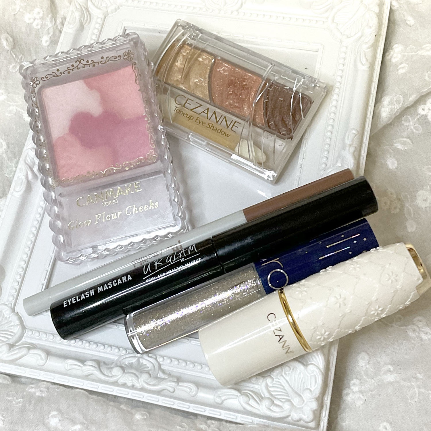 スキニーマスカラ オレンジブラウン/U R GLAM/マスカラを使ったクチコミ（1枚目）