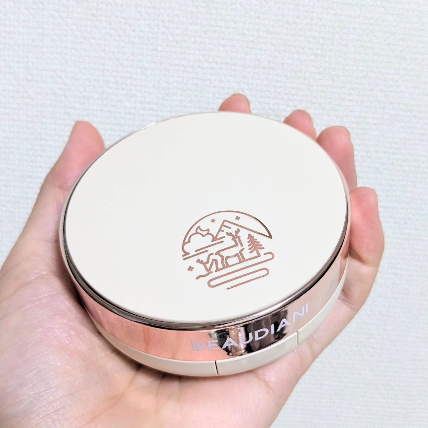 メッシュタイトアップクッション/BEAUDIANI/クッションファンデーションを使ったクチコミ(2枚目)