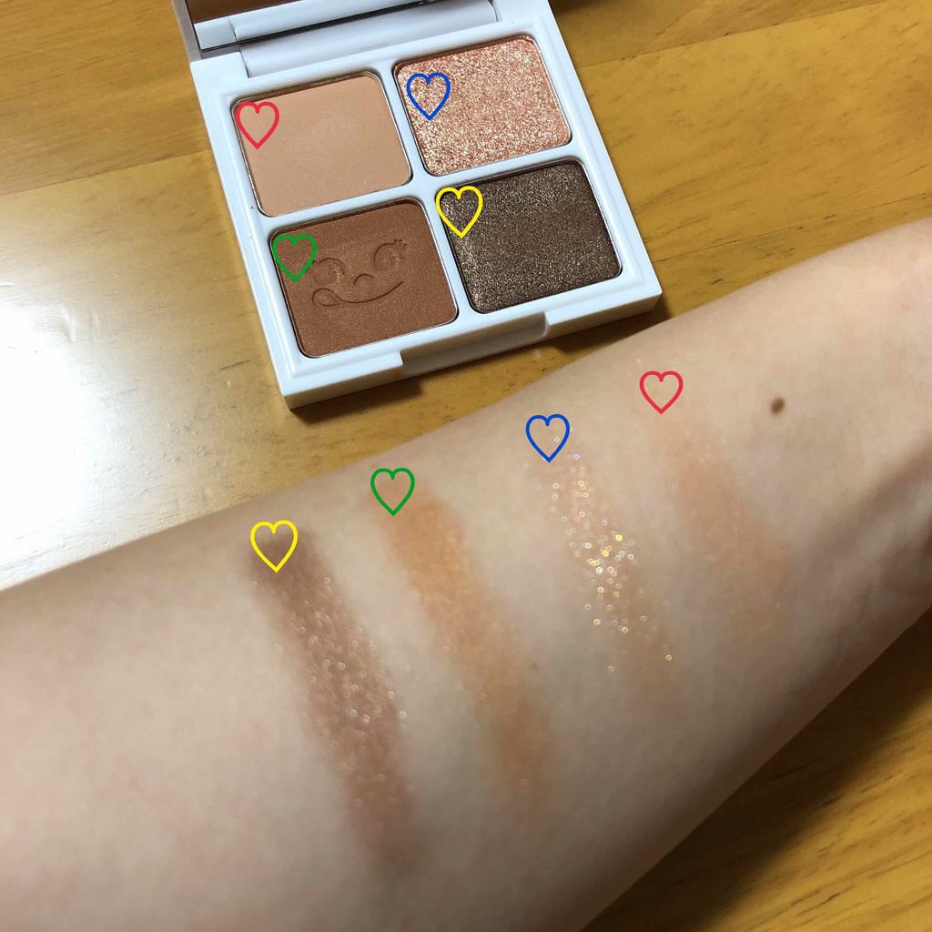 スイートペコエディション アイシャドウパレット/HOLIKA HOLIKA/アイシャドウパレットを使ったクチコミ(3枚目)