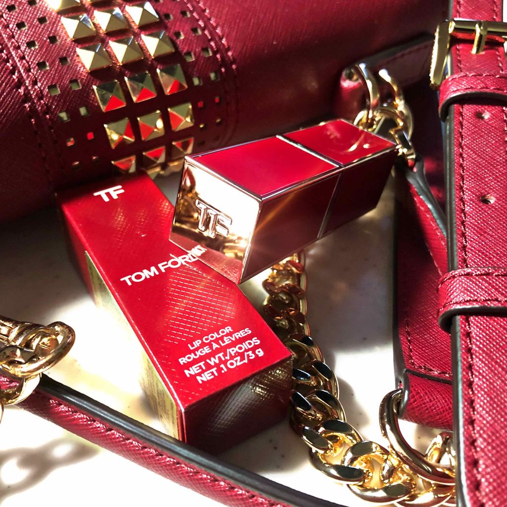 リップ カラー LC01 ロストチェリー/TOM FORD BEAUTY/口紅を使ったクチコミ（1枚目）