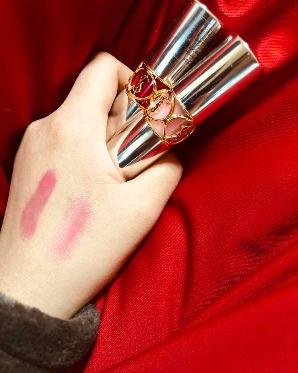 ヴォリュプテ ティントインバーム/YVES SAINT LAURENT BEAUTE/口紅を使ったクチコミ（2枚目）