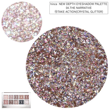 ニューデップスアイシャドウパレット 04 ザ・ナラティブ/hince/アイシャドウパレットを使ったクチコミ(3枚目)