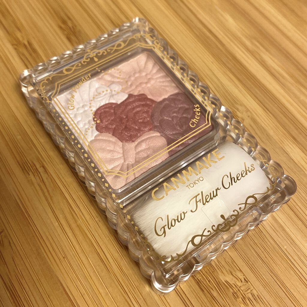 グロウフルールチークス/キャンメイク/パウダーチークを使ったクチコミ（1枚目）