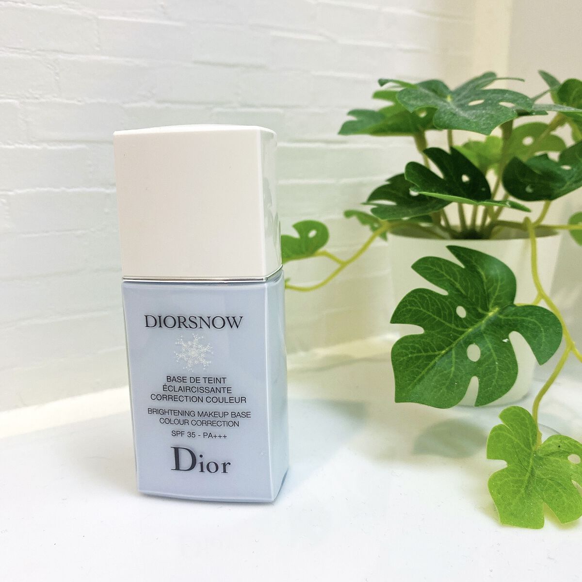 【旧】スノー メイクアップ ベース UV35 SPF35／PA+++/Dior/化粧下地を使ったクチコミ（1枚目）