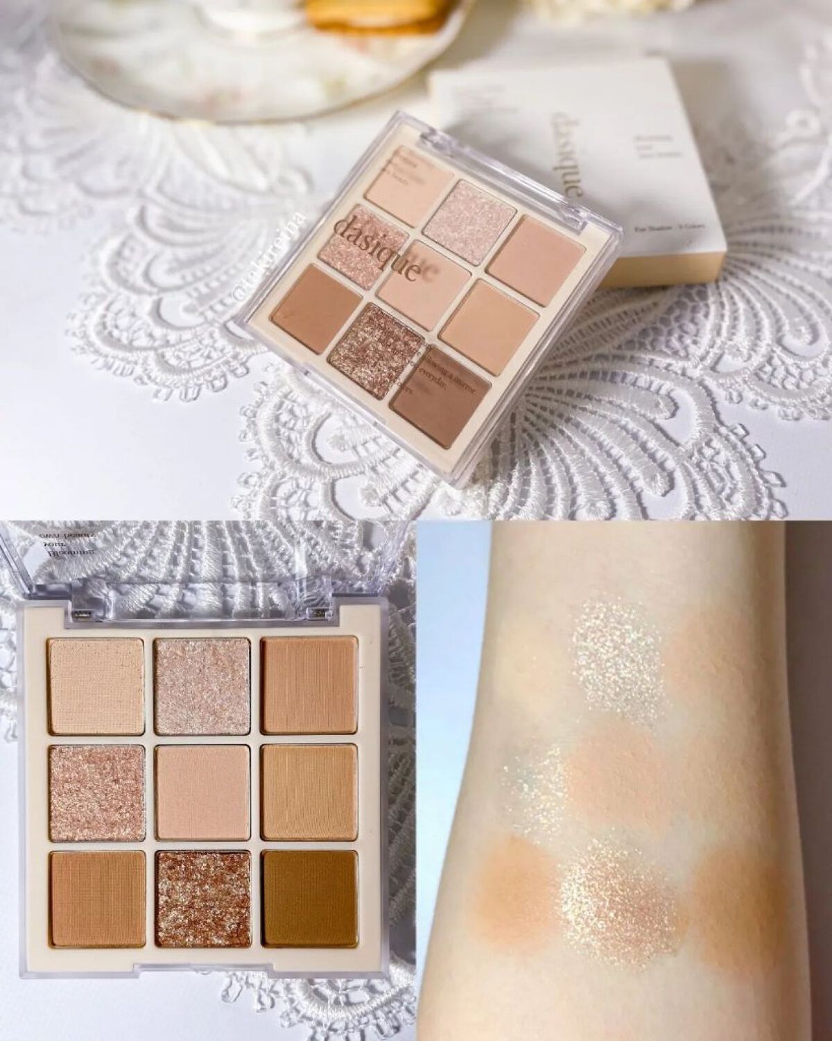 シャドウパレット/dasique/アイシャドウパレットを使ったクチコミ（3枚目）