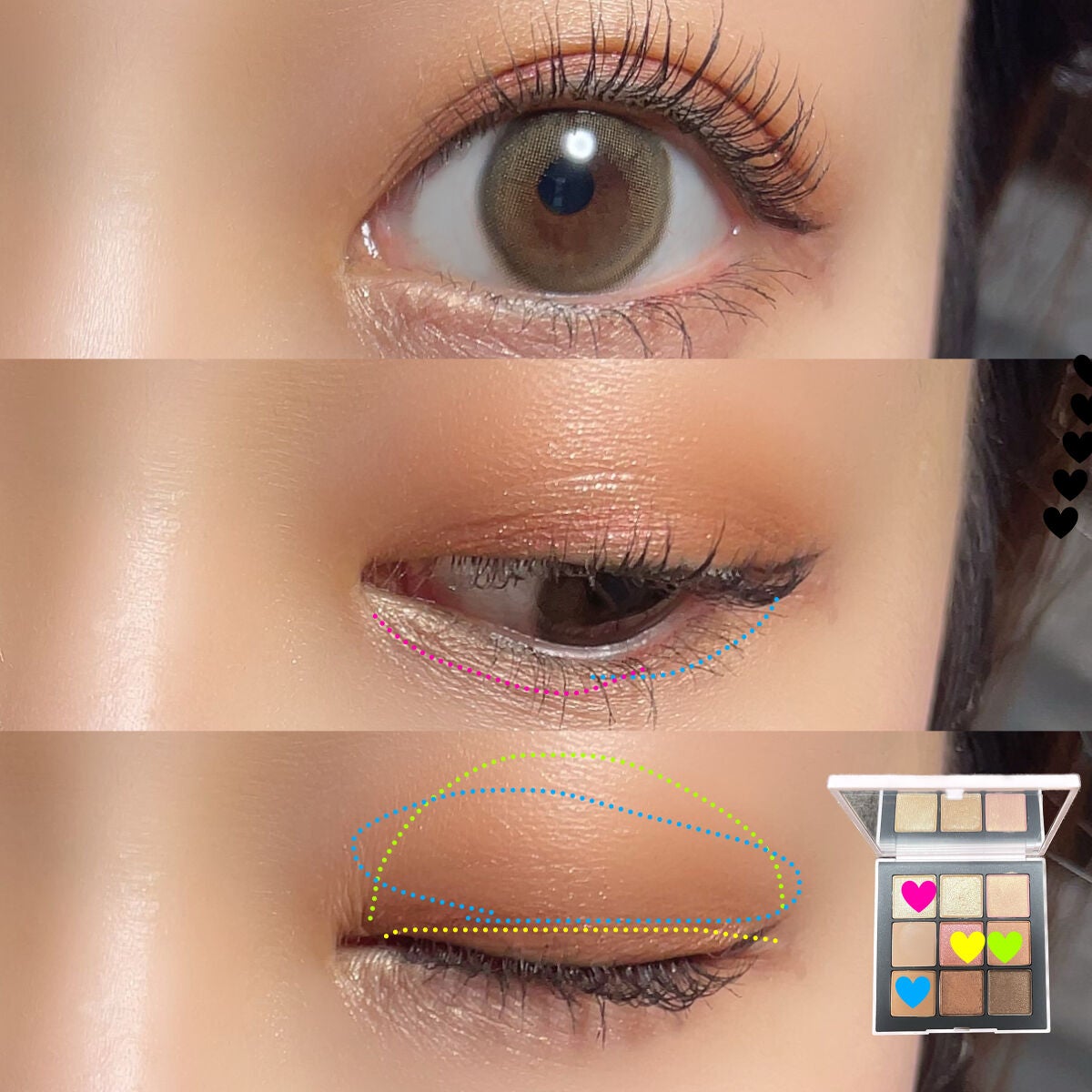 ネオサイトワンデー リングUV/Aire/ワンデー(1DAY)カラコンを使ったクチコミ(2枚目)