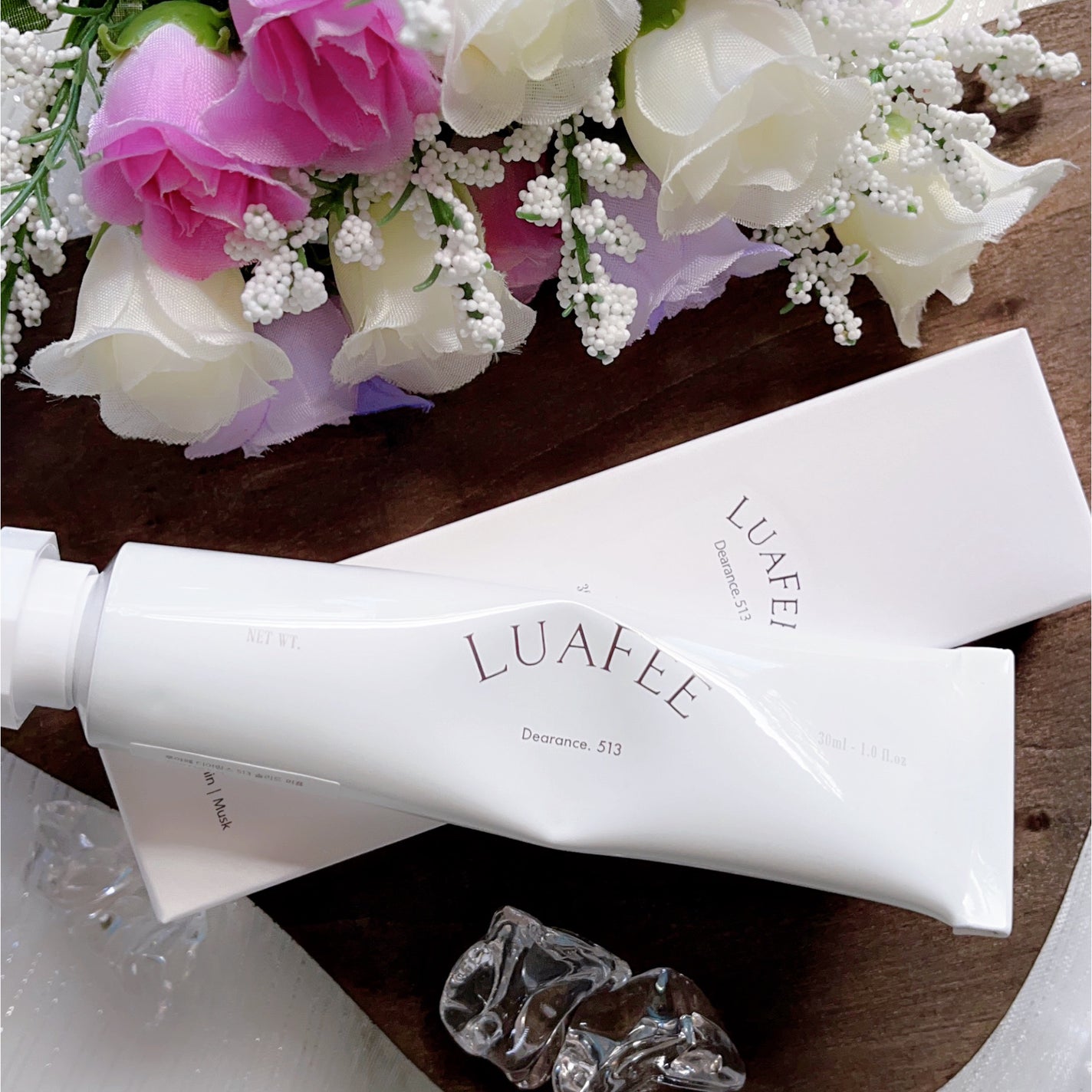 ソリッド パフューム ホワイトアプリコット/LUAFEE/練り香水を使ったクチコミ(4枚目)