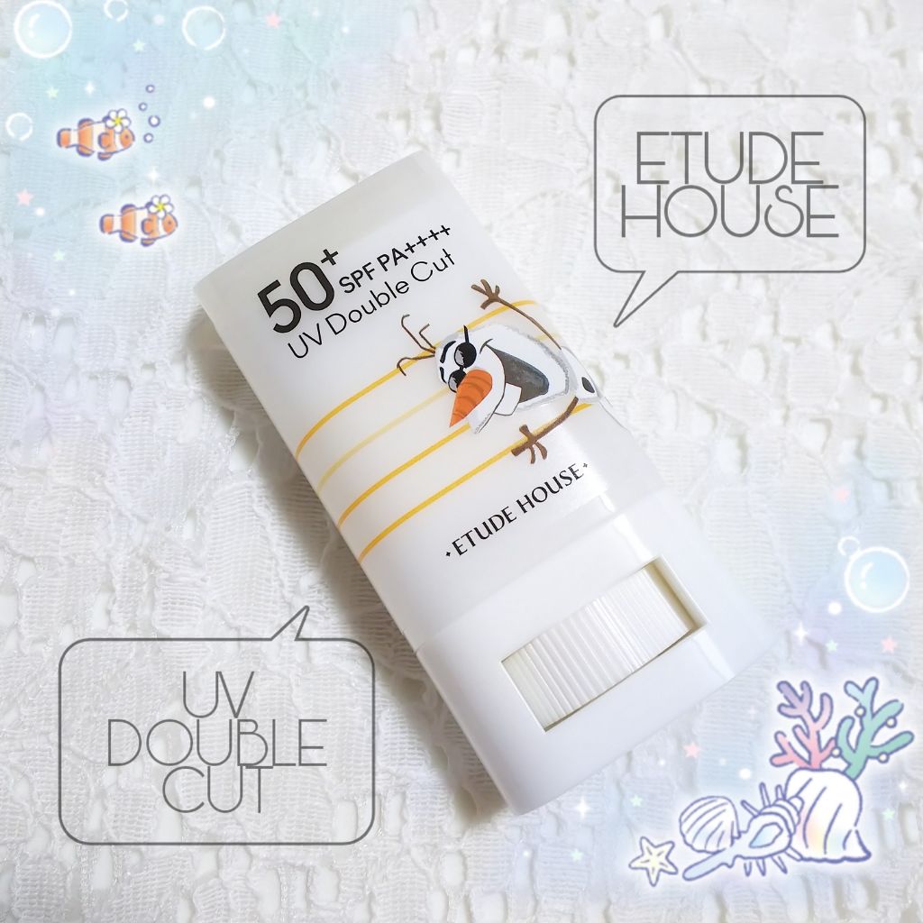 ダブルカット クリアUVスティック/ETUDE/日焼け止め・UVケアを使ったクチコミ(1枚目)