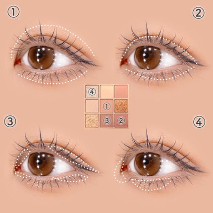 シャドウパレット/dasique/アイシャドウパレットを使ったクチコミ(6枚目)