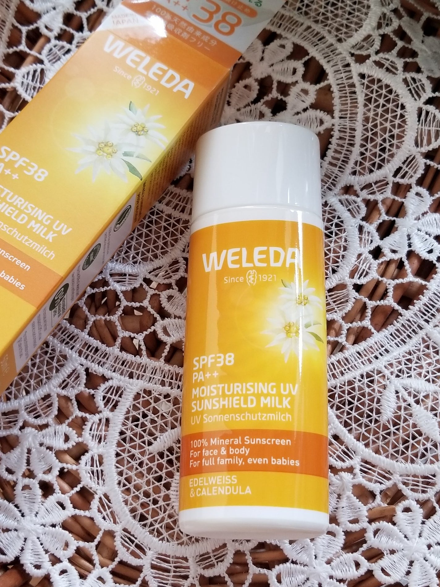 ヴェレダ エーデルワイス UVプロテクトミルク/WELEDA/日焼け止めミルクを使ったクチコミ(1枚目)