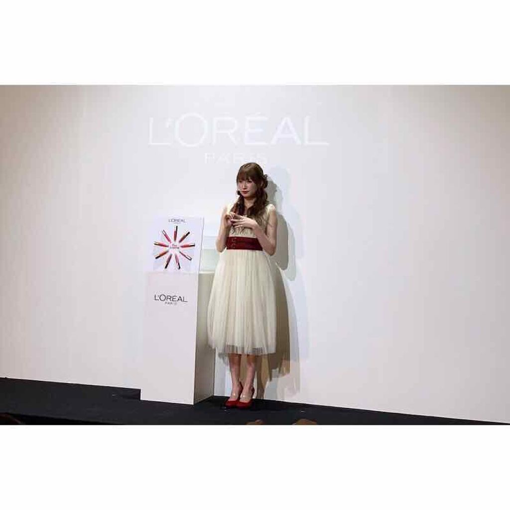 ルージュシグネチャー /ロレアル パリ/リップグロスを使ったクチコミ(2枚目)