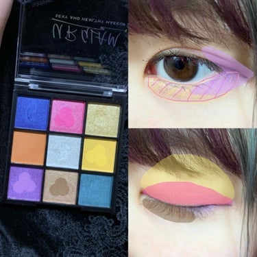 UR GLAM　BLOOMING EYE COLOR PALETTE/U R GLAM/アイシャドウパレットを使ったクチコミ（2枚目）