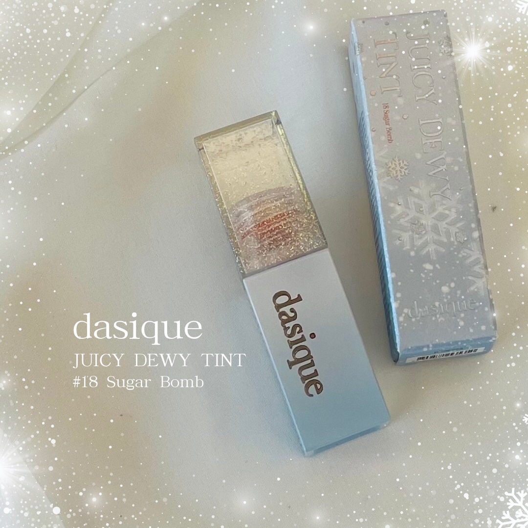 ジューシーデュイティント 18 シュガーボム/dasique/リップティントを使ったクチコミ（1枚目）