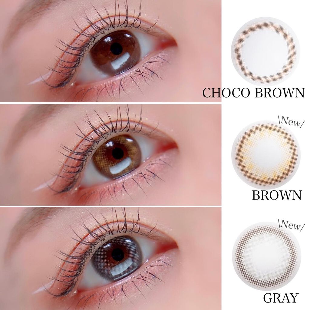 EyeTeen Choco Brown(アイティーンチョコブラウン)/OLENS/カラーコンタクトレンズを使ったクチコミ（3枚目）