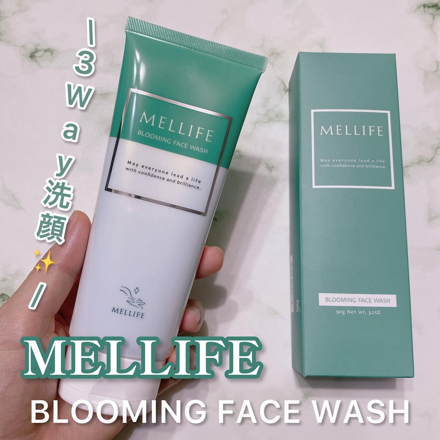 ブルーミングフェイスウォッシュ/MELLIFE/その他洗顔料を使ったクチコミ(1枚目)