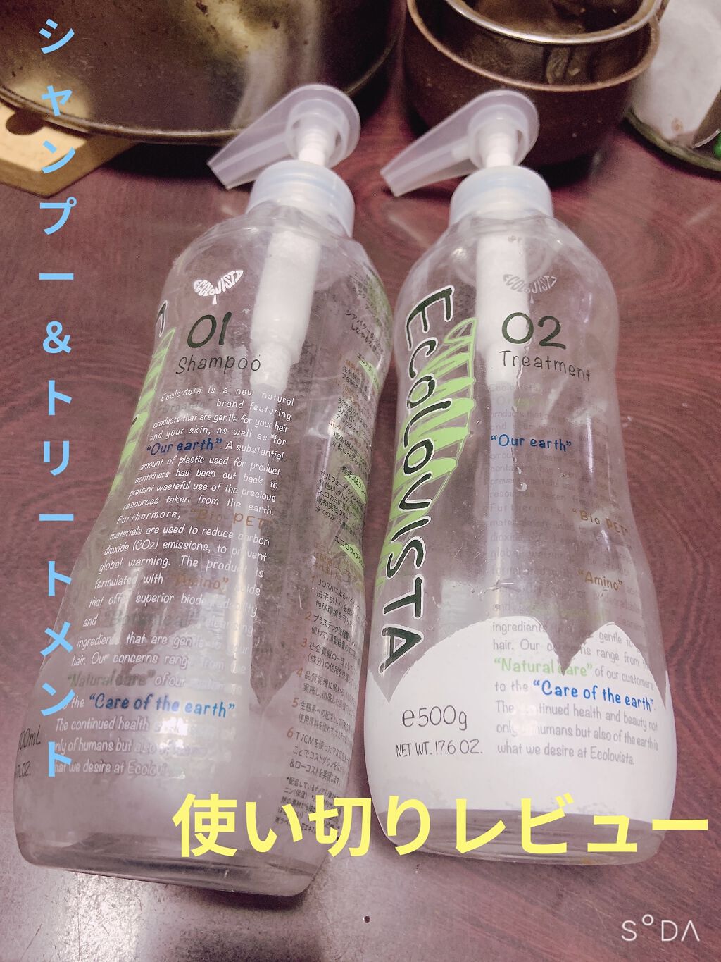 シャンプー／ヘアトリートメント シャンプー/ECOLOVISTA（エコロヴィスタ）/市販シャンプーを使ったクチコミ（1枚目）