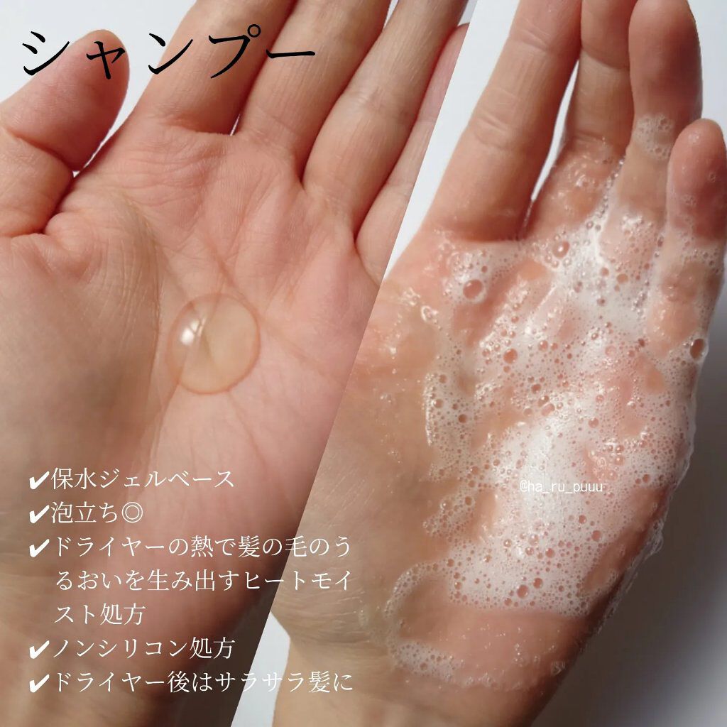 モイストアップ ジェル シャンプー/トリートメント/fuettarich (フエッタリッチ)/サロンシャンプーを使ったクチコミ（2枚目）