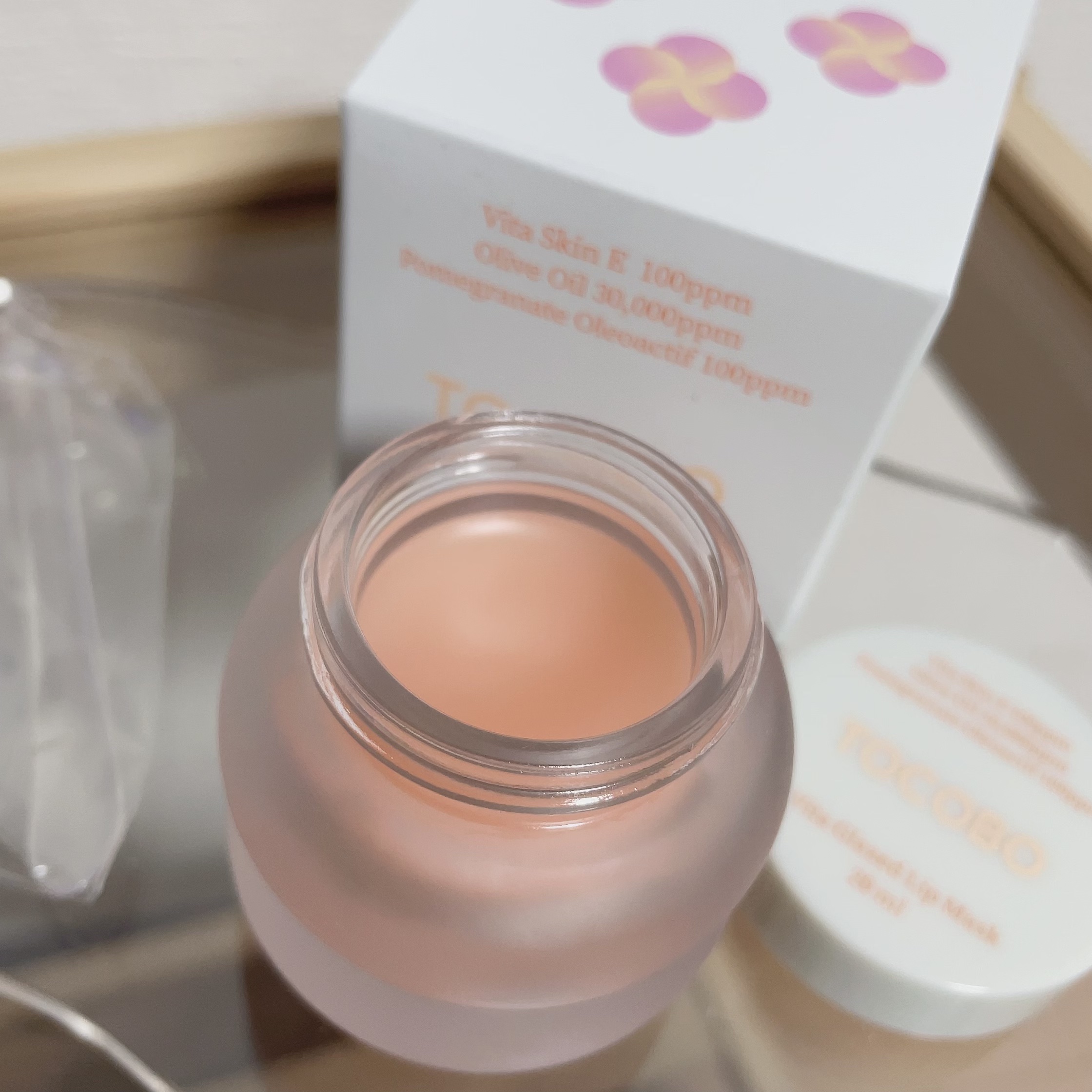 ビタグレーズドリップマスク/TOCOBO/リップマスクを使ったクチコミ（3枚目）