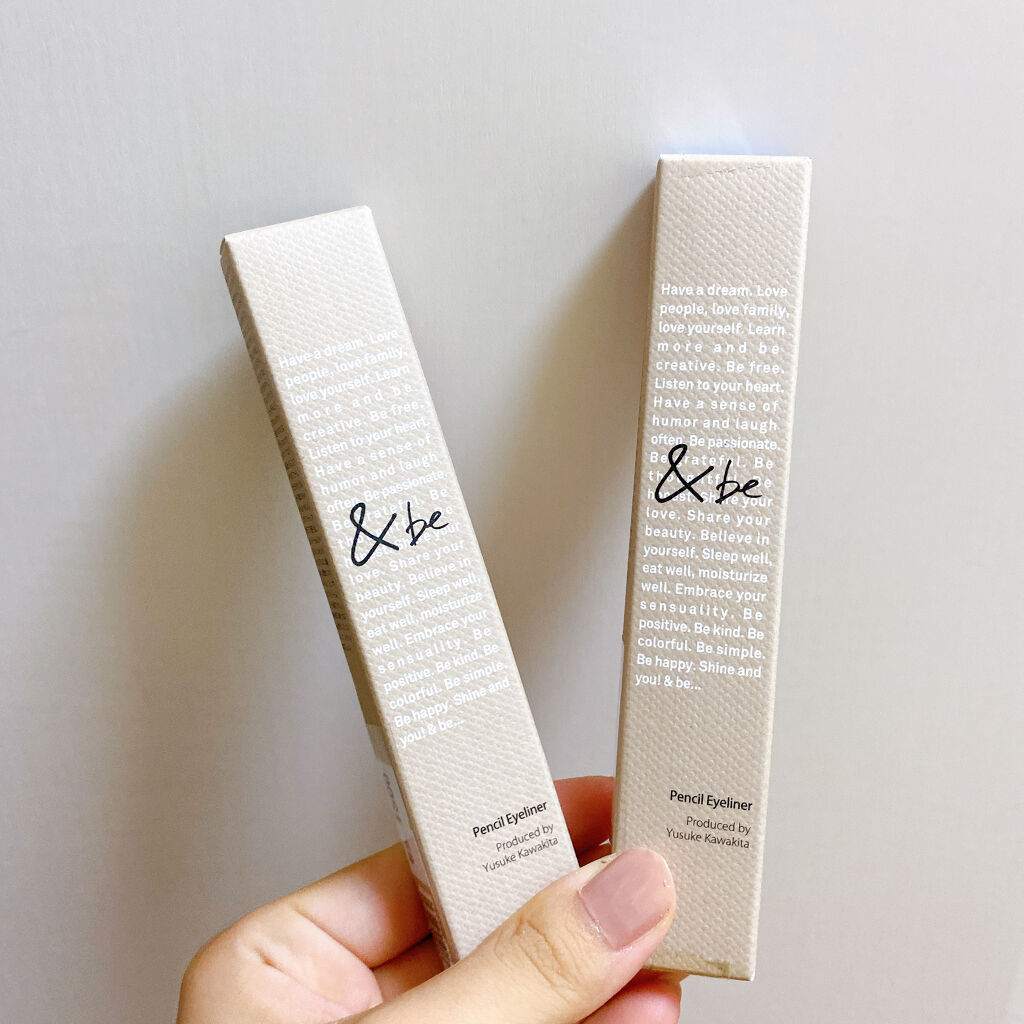 ペンシルアイライナー ボルドー/＆be/ペンシルアイライナーを使ったクチコミ（2枚目）