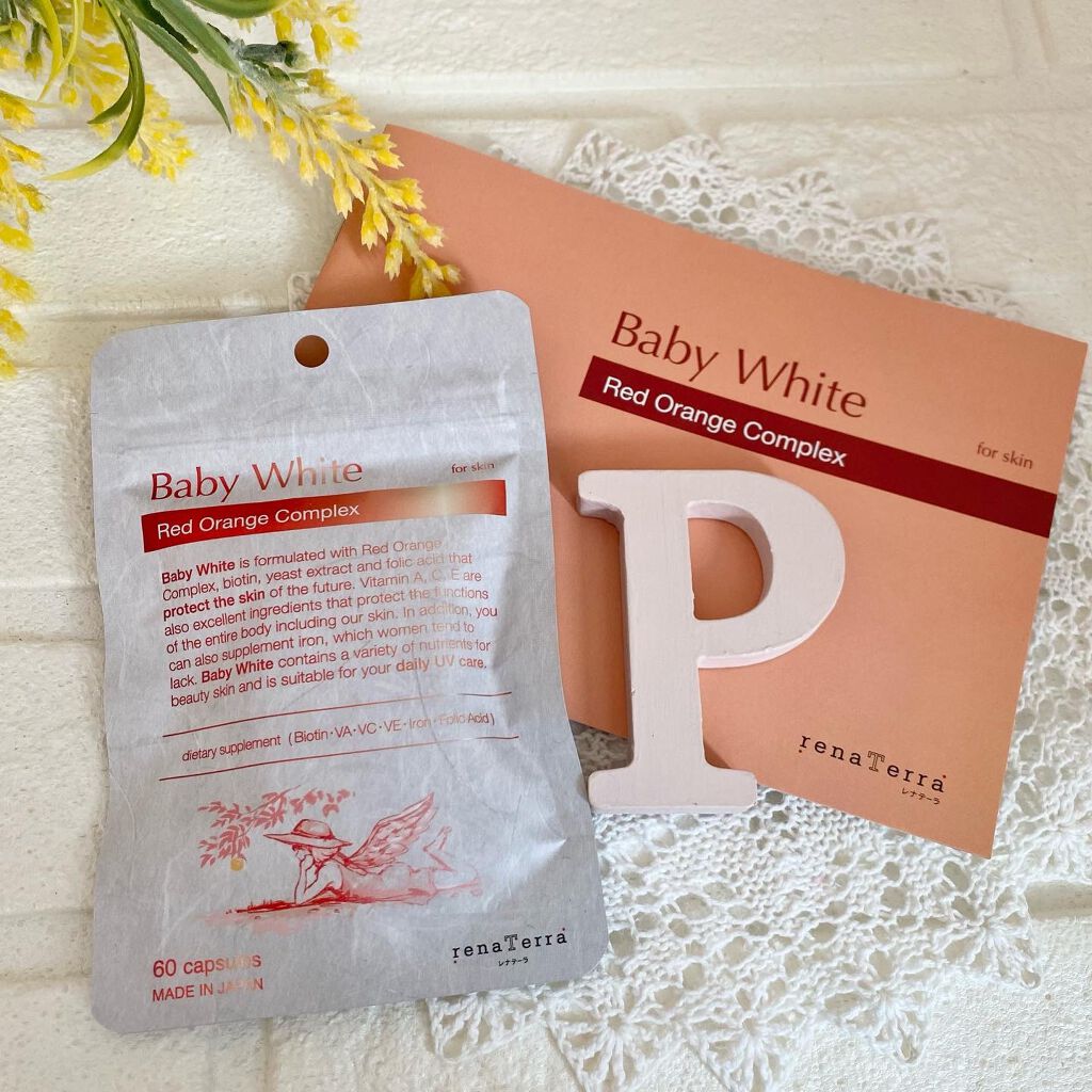 Baby White 60粒/renaTerra/美容サプリメントを使ったクチコミ（1枚目）