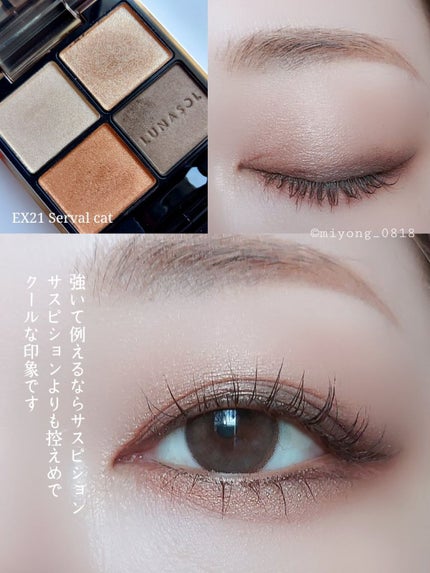 アイカラーレーション/LUNASOL/アイシャドウパレットを使ったクチコミ(2枚目)