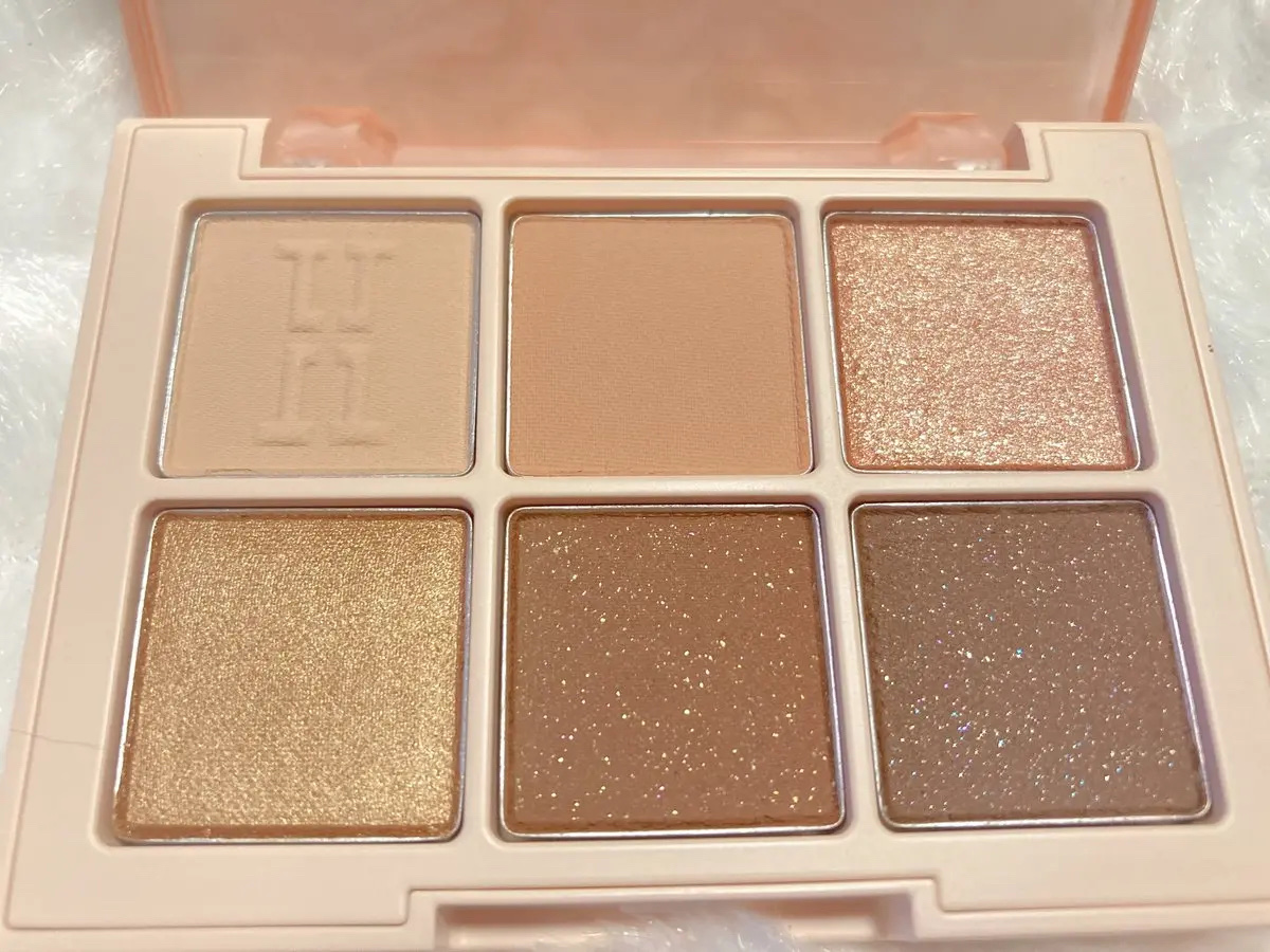 デイリームードアイシャドウパレット/MAD PEACH/アイシャドウパレットを使ったクチコミ（2枚目）
