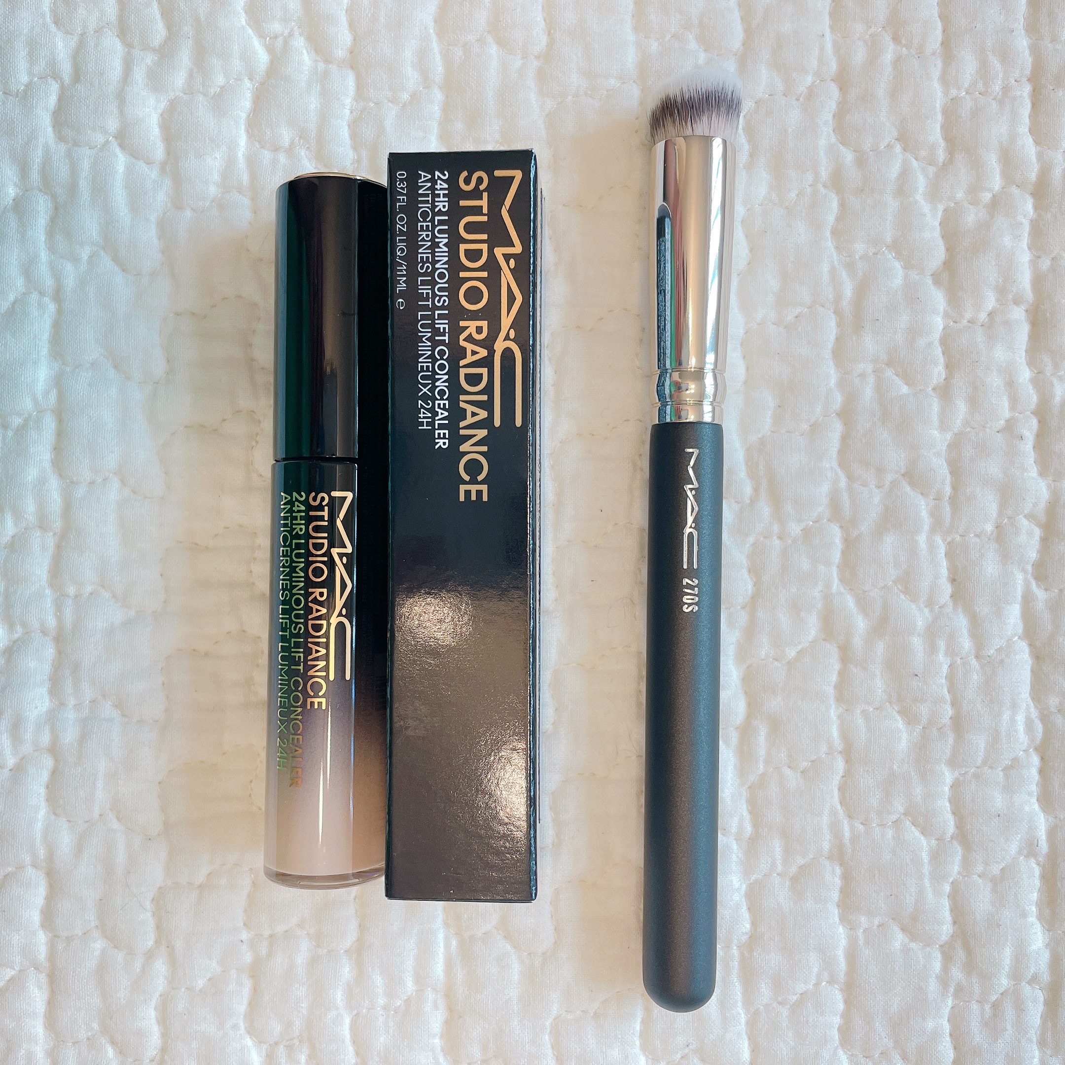 #270S ミニ ラウンド スラント ブラシ/M・A・C/メイクブラシを使ったクチコミ（1枚目）