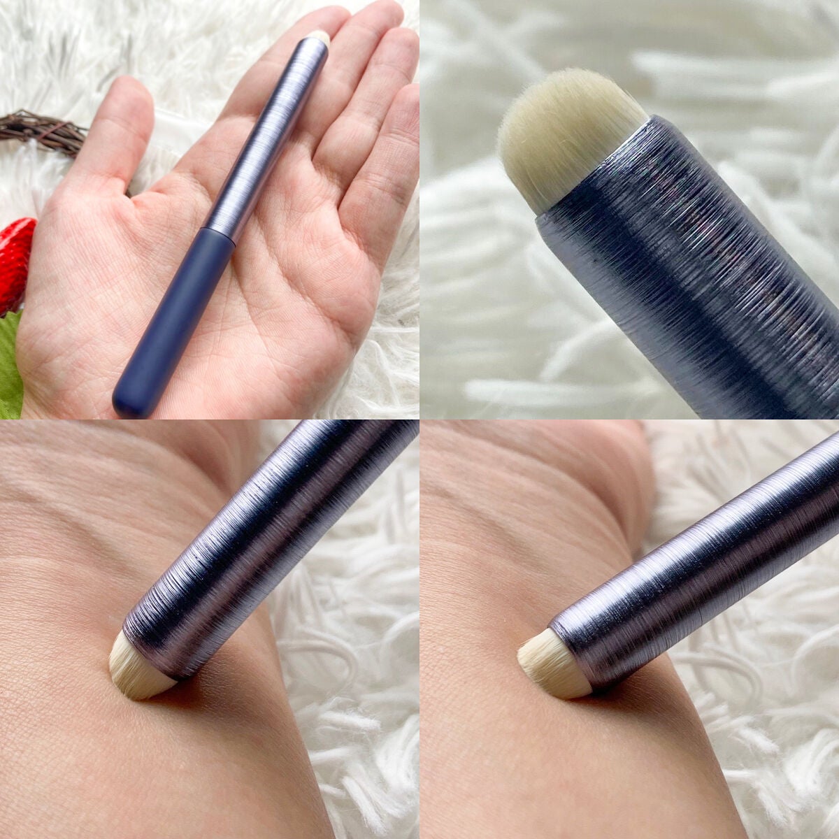 Mini Fingertip brush/KUMO/メイクブラシを使ったクチコミ(2枚目)