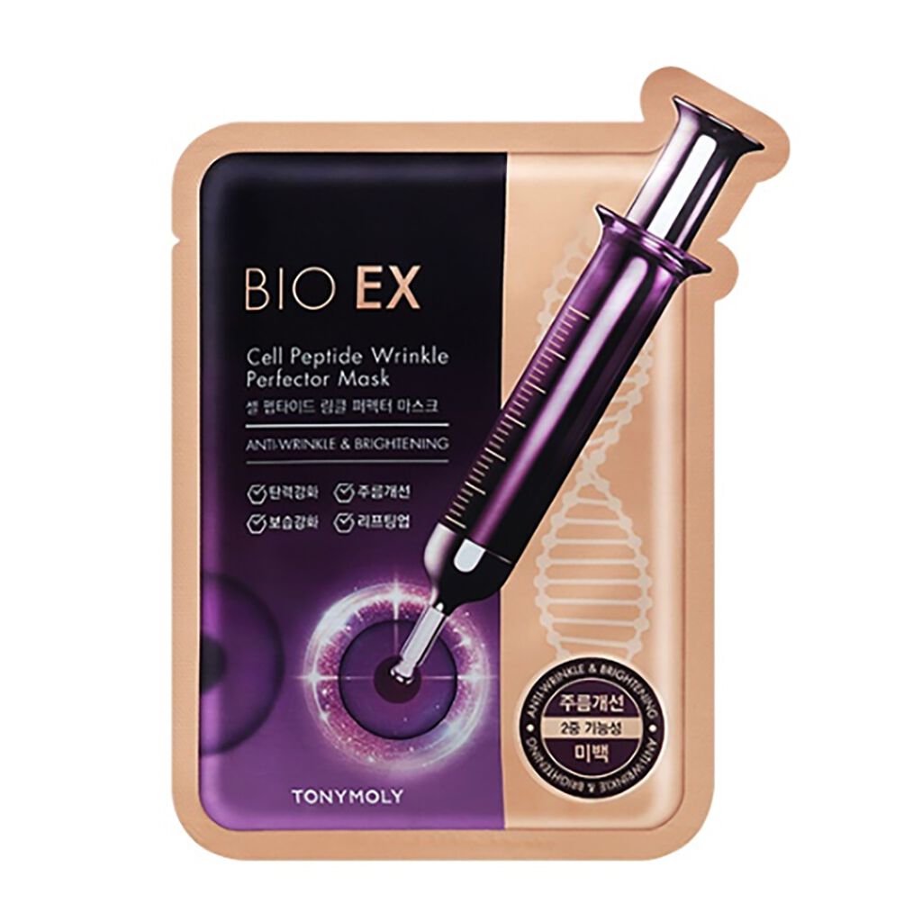 BIO EX Cell Peptide Wrinkle Perfector Mask TONYMOLY