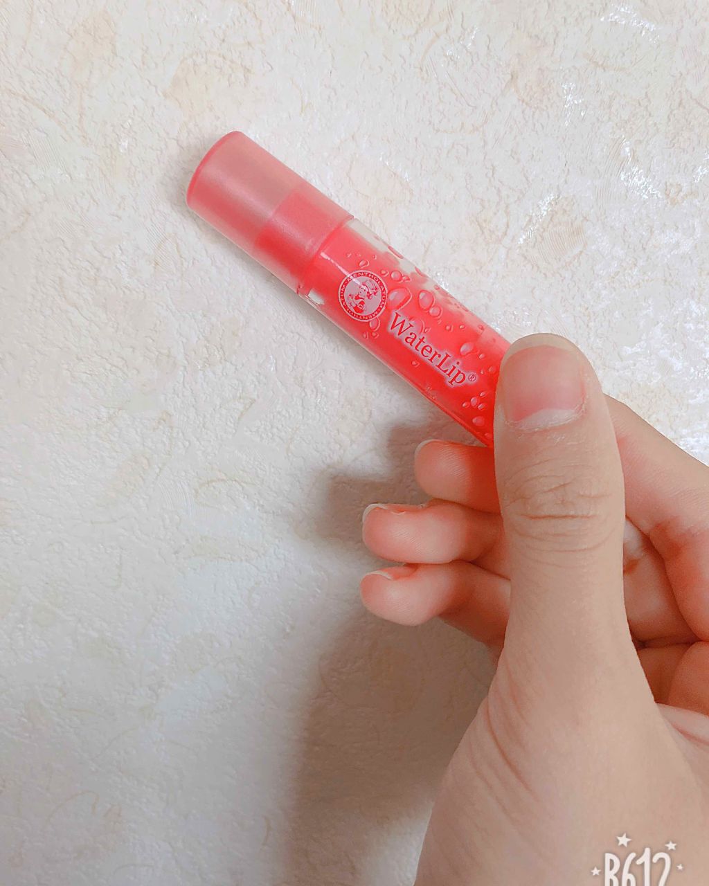ウォーターリップ ほんのり色つき/メンソレータム/リップクリームを使ったクチコミ(1枚目)