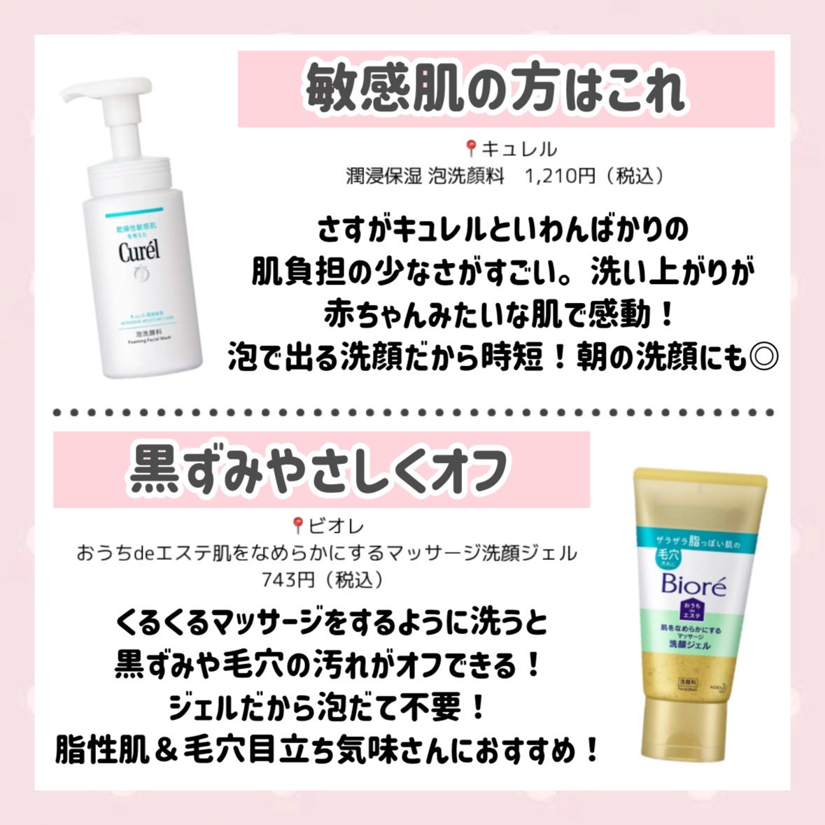 潤浸保湿 泡洗顔料/キュレル/泡洗顔を使ったクチコミ(3枚目)