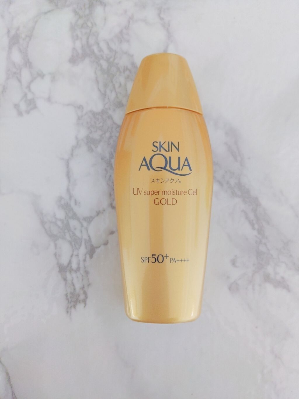 スーパーモイスチャージェルゴールド/スキンアクア/日焼け止めジェルを使ったクチコミ（1枚目）