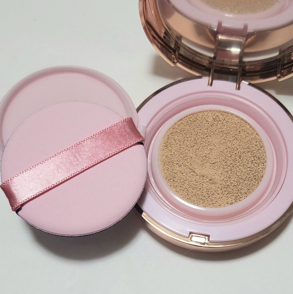 ピンクティーツリーカバークッション/APLIN/クッションファンデーションを使ったクチコミ(2枚目)