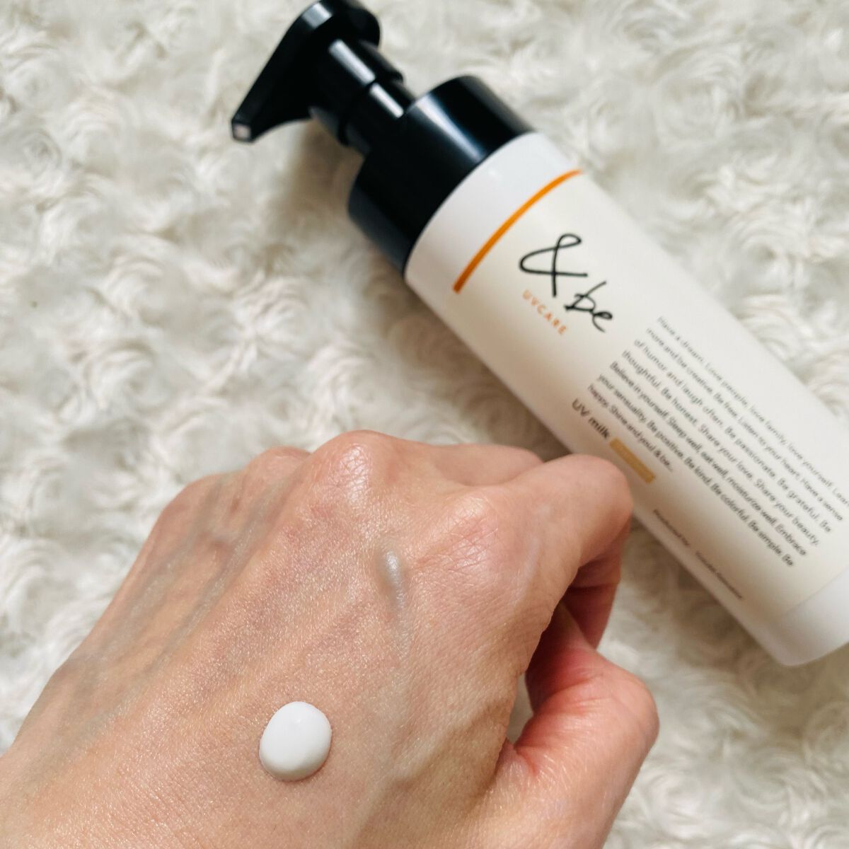 &be UVミルク/&be/日焼け止めミルクを使ったクチコミ(2枚目)