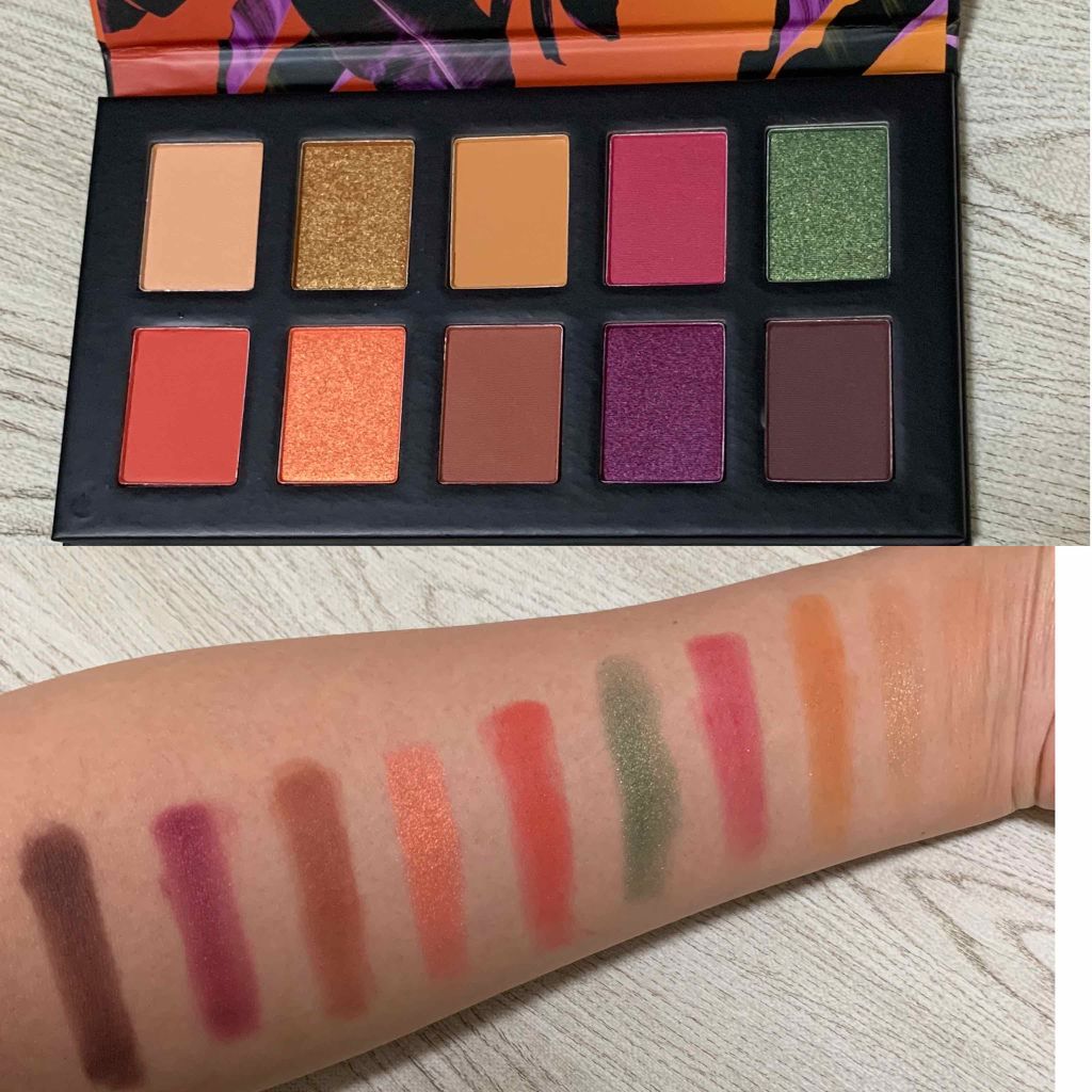 オフトロピック シャドウ パレット/NYX Professional Makeup/アイシャドウパレットを使ったクチコミ（3枚目）