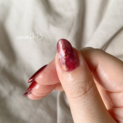 きゃの on LIPS 「七夕ネイル🎋左手はブルー右手はレッドトーンドロップ3色ずつマグ..」(3枚目)