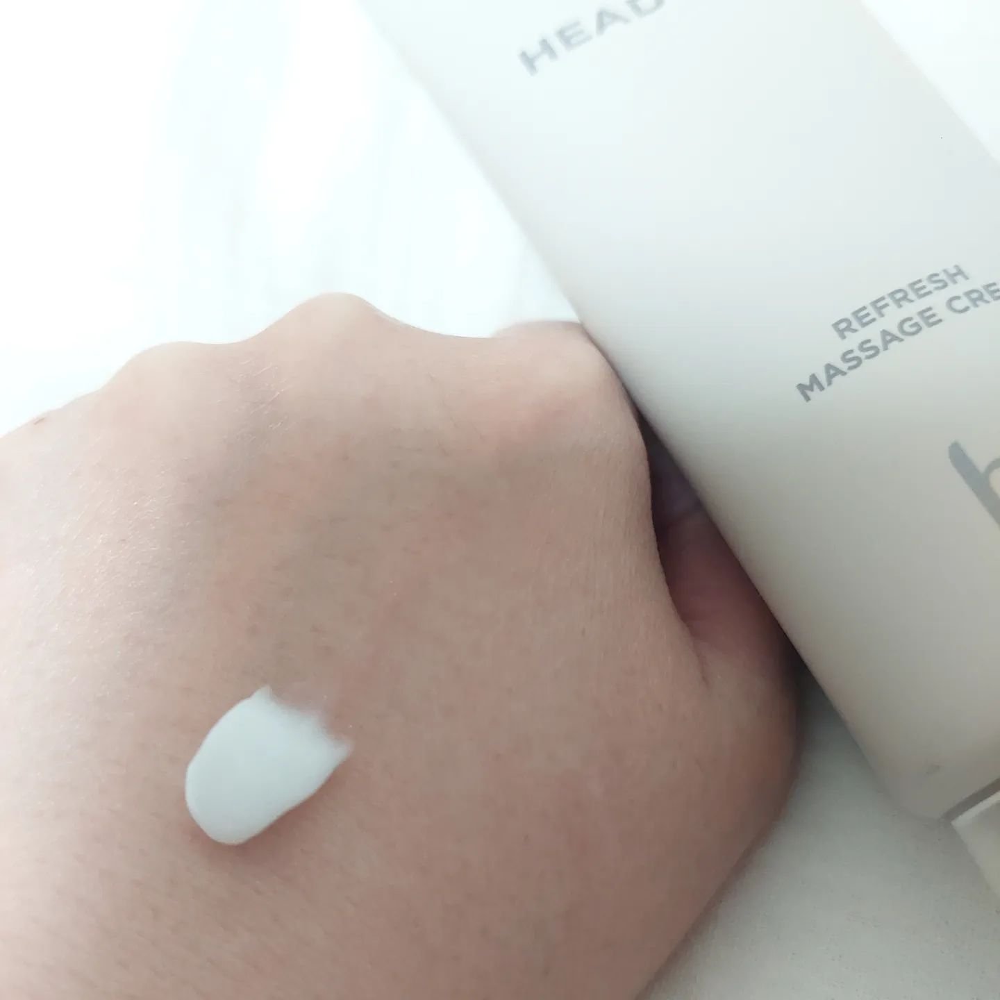 リフレッシュ マッサージクリーム/h&s/洗い流すヘアトリートメントを使ったクチコミ（3枚目）