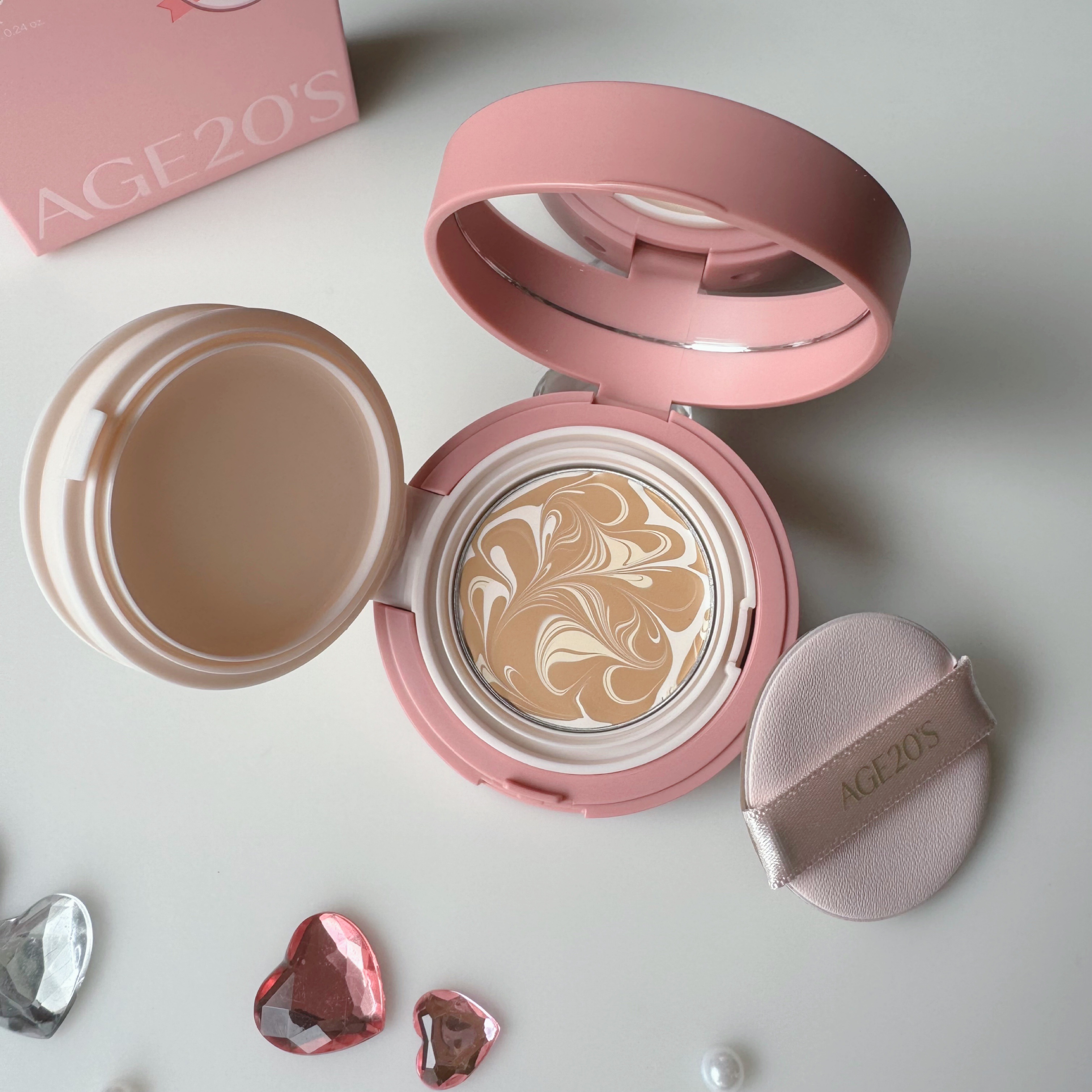 ヴェールヌーディ エッセンスパクトグロウ 20 オークル（ミニ）/AGE20’s/クリーム・エマルジョンファンデーションを使ったクチコミ（2枚目）