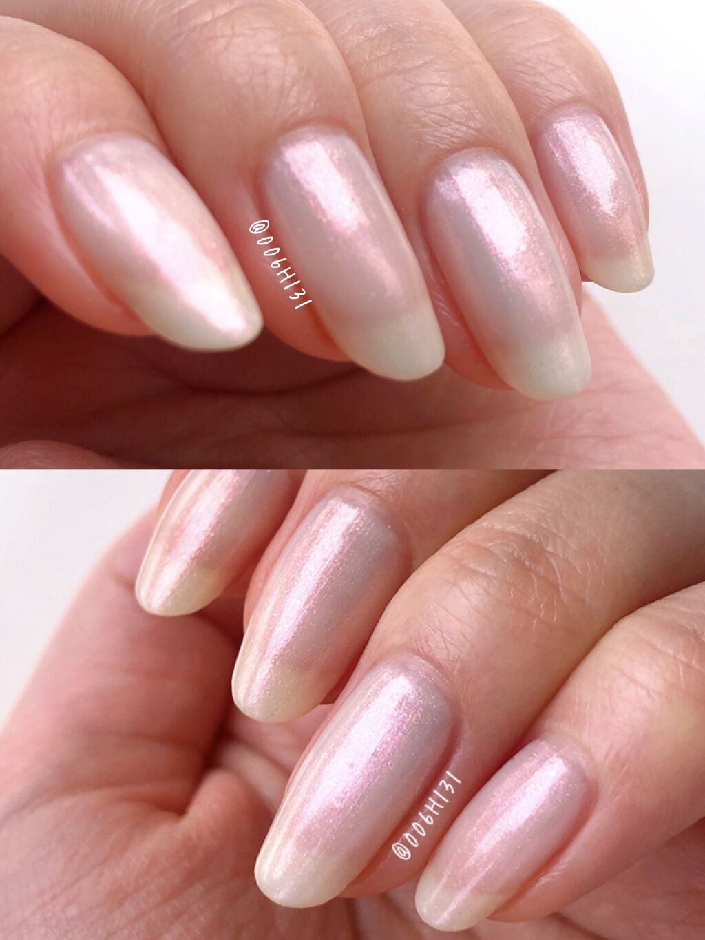 ヴェルニ ロング トゥニュ 889 ペルル ブランシュ(限定)/CHANEL/マニキュアを使ったクチコミ（2枚目）