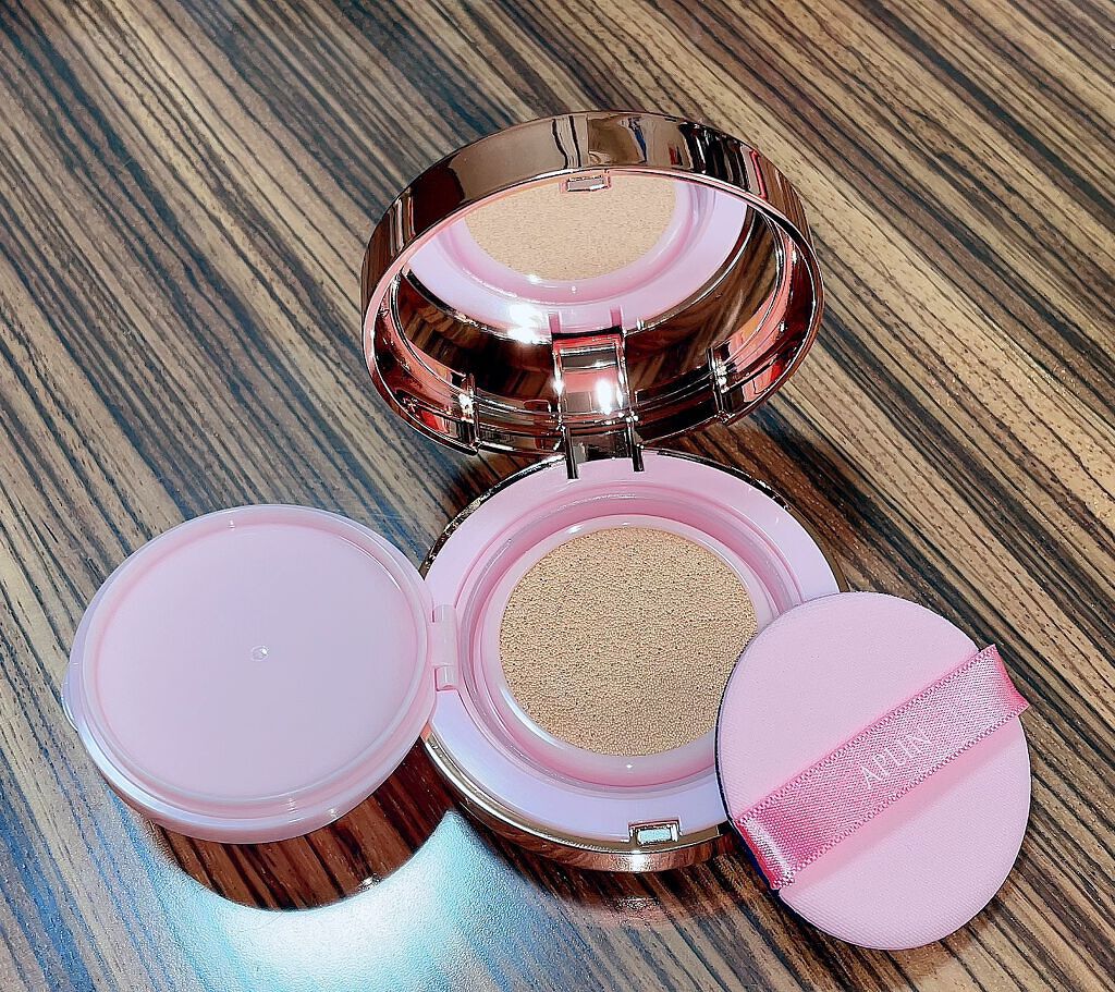 ピンクティーツリーカバークッション/APLIN/クッションファンデーションを使ったクチコミ(3枚目)