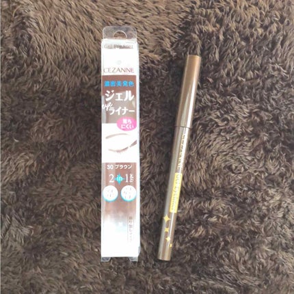 ジェルアイライナー/CEZANNE/ジェルアイライナーを使ったクチコミ(1枚目)