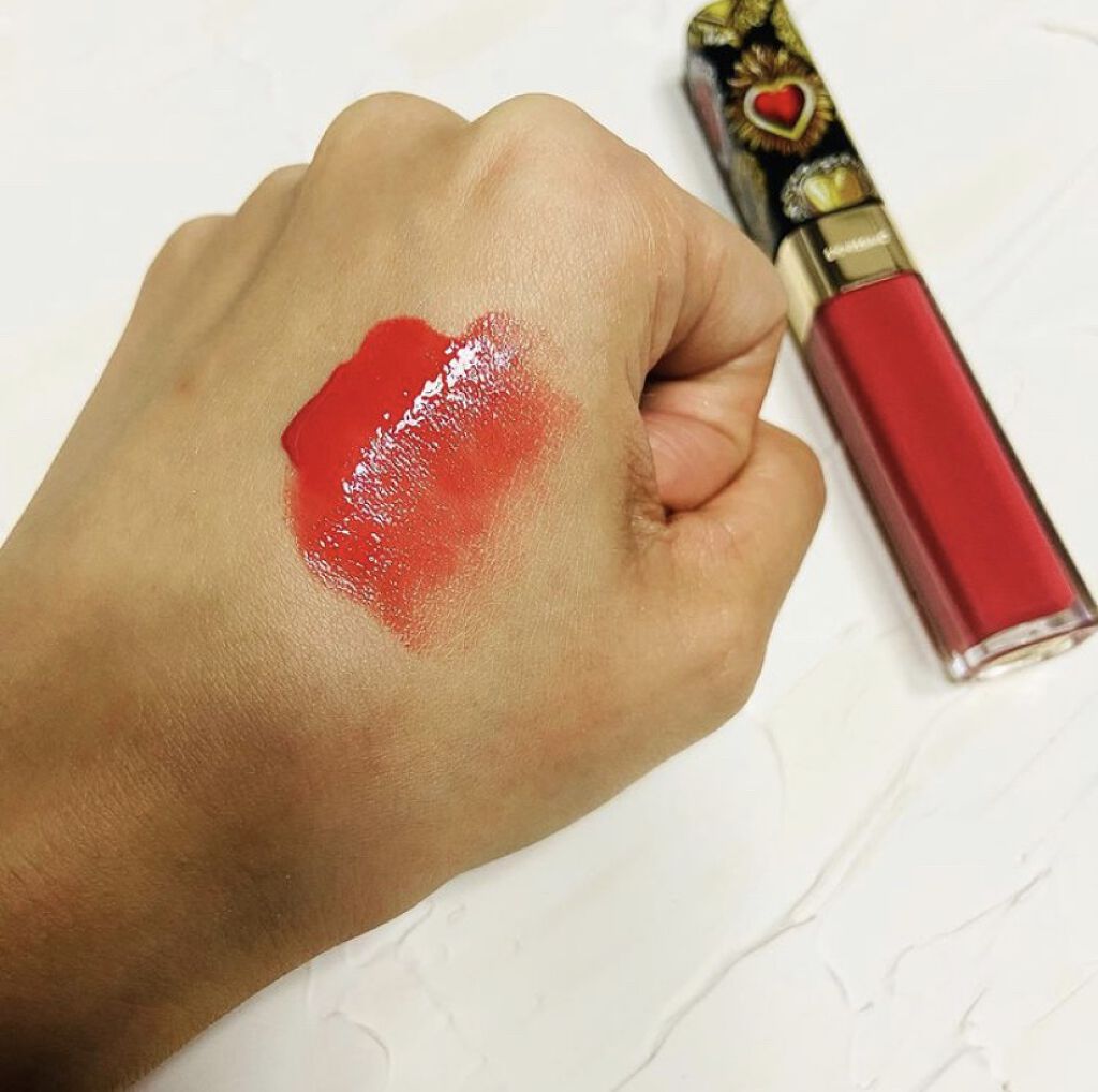 シャイニッシモ ハイシャインリップラッカー/DOLCE&GABBANA BEAUTY/口紅を使ったクチコミ（3枚目）