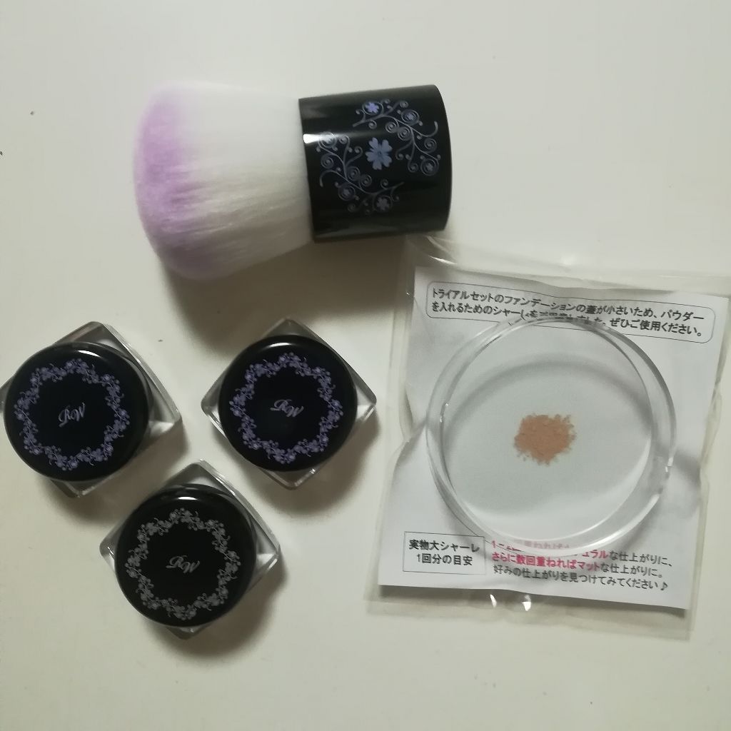 ミネラルメイクアップ トライアルセット/レイチェル ワイン/トライアルキットを使ったクチコミ(1枚目)