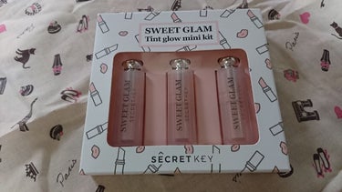 SECRET KEY SWEET GLAM TINT GLOWのクチコミ「フォロワーさんが購入してはってミニサイズ!!(⊃ Д)⊃≡ﾟ ﾟ

気になったものだったでミニ.....」（1枚目）