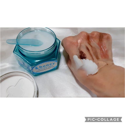 アンドハニー サボン クレンジングバーム ブルークレイ/&honey/クレンジングバームを使ったクチコミ(4枚目)