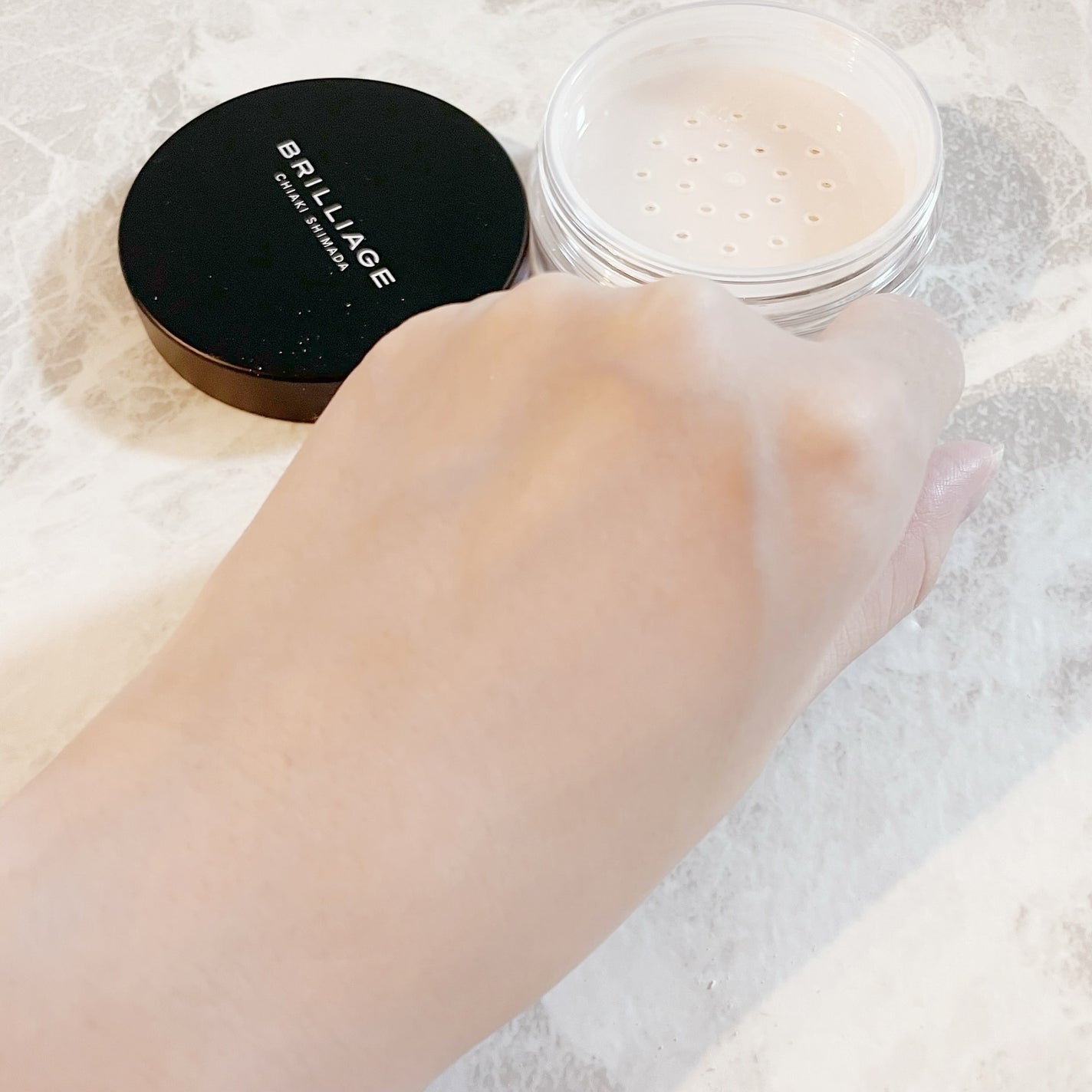 エクセレント ルミナス プライマーパウダー/ブリリアージュ/ルースパウダーを使ったクチコミ(7枚目)