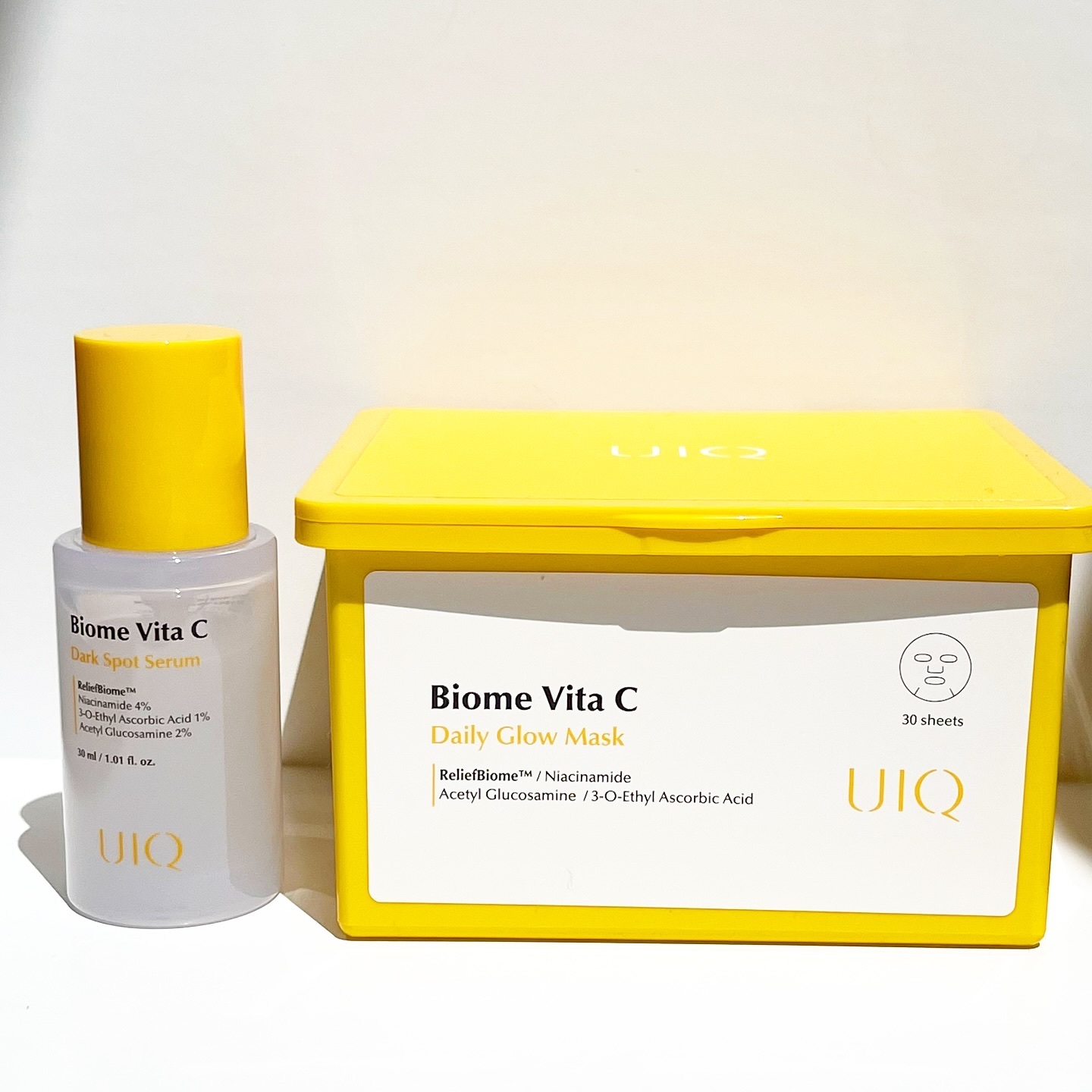 バイオームビタCグローデイリーシートマスク/UIQ/シートマスク・パックを使ったクチコミ（1枚目）